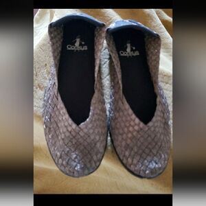 Corkys Woven Brown Loafers